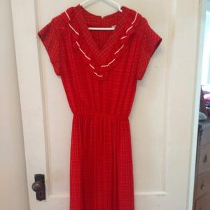 Vintage red dress